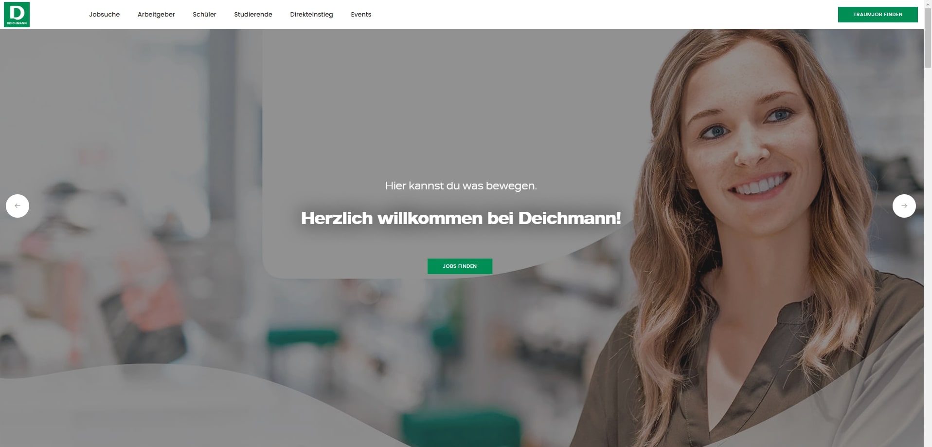 Deichmann Karriere Homepage
