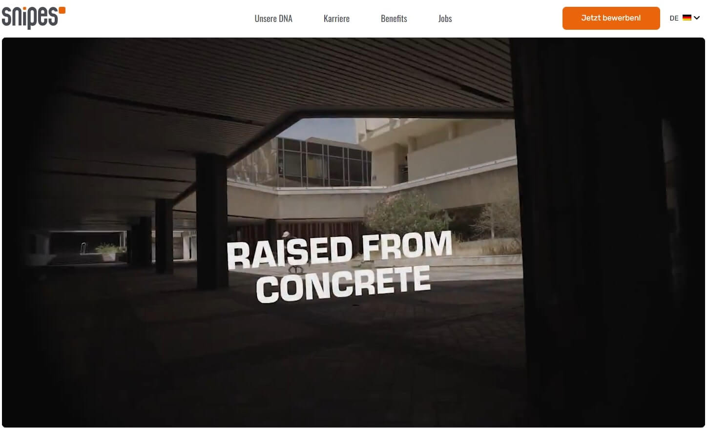 Snipes Career Homepage